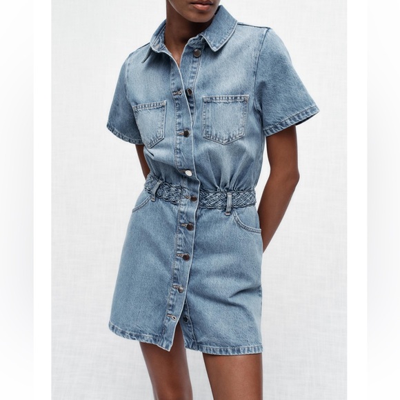 Zara mini shirt dress - Picture 1 of 6